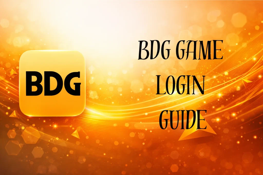 BDG GAME LOGIN GUIDE